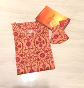 Peach Cotton Kurti